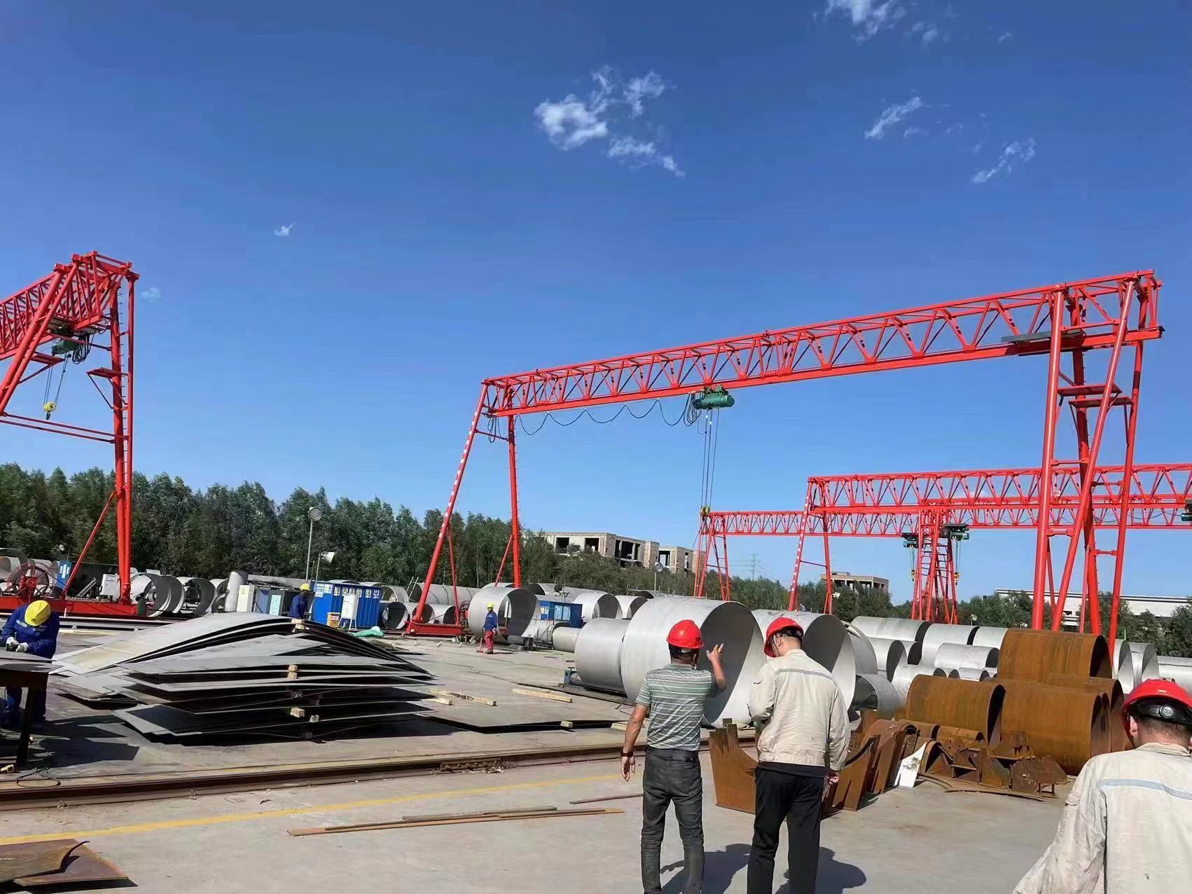 20噸龍門(mén)吊安裝時(shí)，需要注意哪些尺寸？